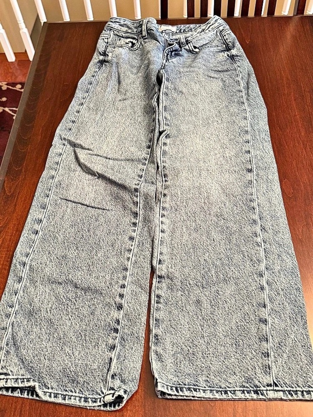PacSun Straight Leg Jeans in Blue Waist 23